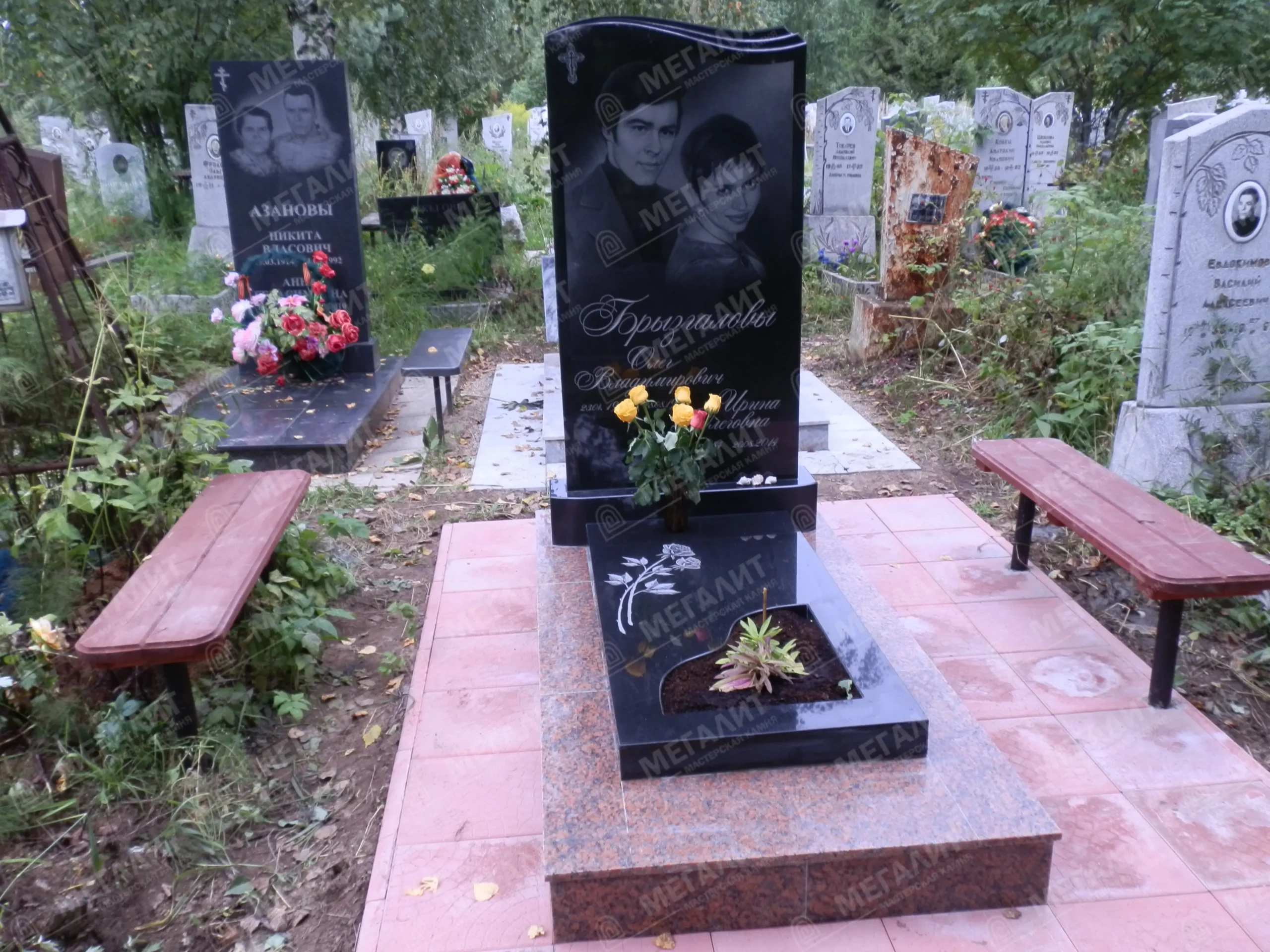 Двойные памятники фото (14)